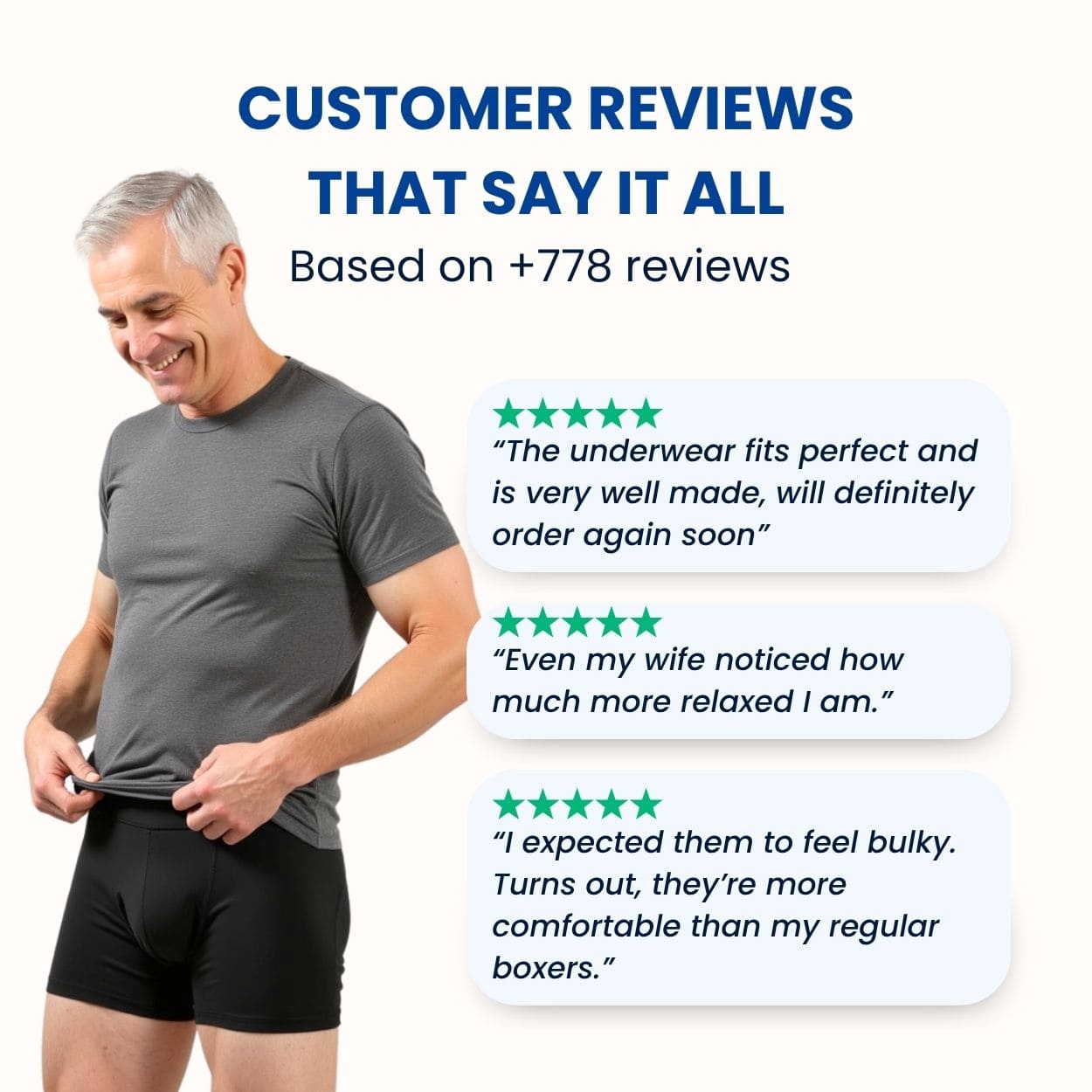 Octipa™ Herren Ultra-Absorbierende Inkontinenz Boxershorts