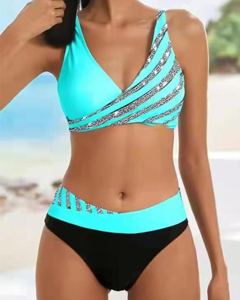 Sophia - Printed Bikini in Warm Tones