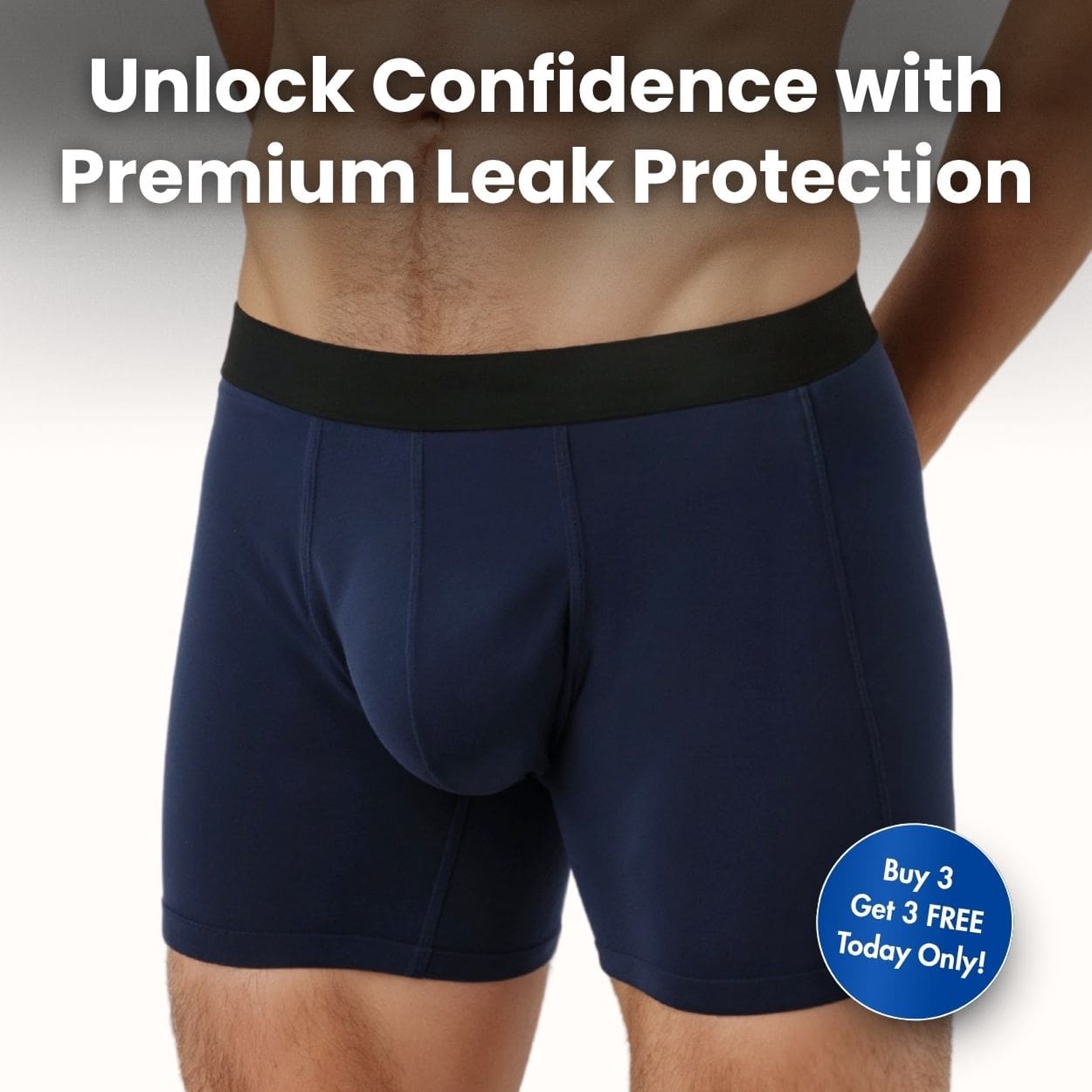 Octipa™ Herren Ultra-Absorbierende Inkontinenz Boxershorts
