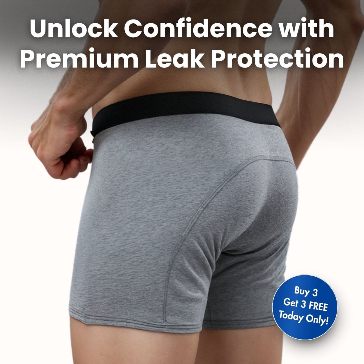 Octipa™ Herren Ultra-Absorbierende Inkontinenz Boxershorts