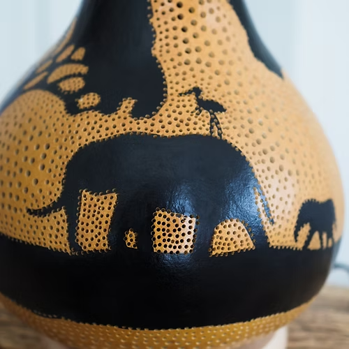 Serengeti Dreams (Größe L) Tischlampe