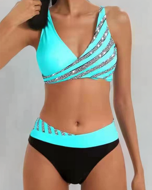 Sophia - Printed Bikini in Warm Tones