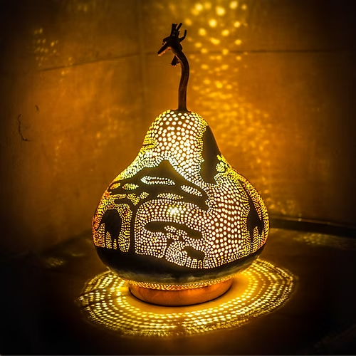Serengeti Dreams (Größe XL) Tischlampe